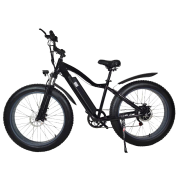 Boxu Electric City Bike met F/R -schijfremmen en verstelbare motor tot 1000 W, 6 Speed ​​Shimano Fatbike