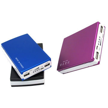 Dual USB Port Power Bank, High Quality End, Real Battery, 500 Recycle