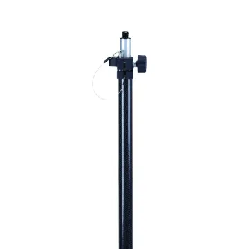 2.5m Carbon Fiber GNSS Pole with Twist Lock for Surveying Accessories