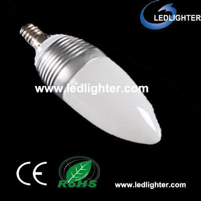 No Ultraviolet Dimmable E14 / E27 Led Candle Light Bulbs With Epistar High Power Led 100lm / W