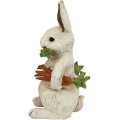 Le lapin avec décor de Pâques de carottes