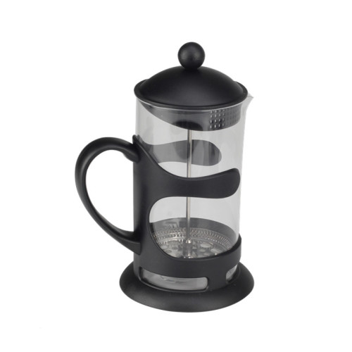 Household Black Frame Glass Coffee French Press