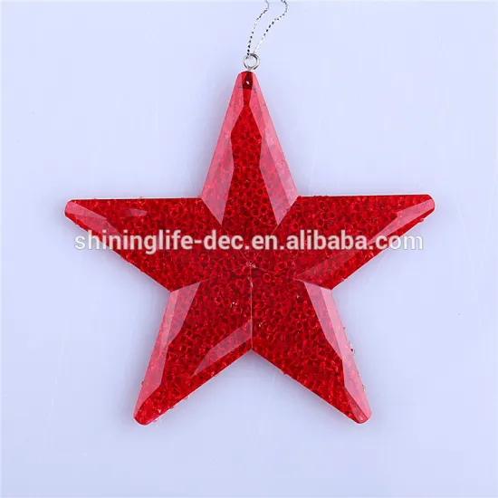 new style colorful indoor decoration Big size star pendant 01403019