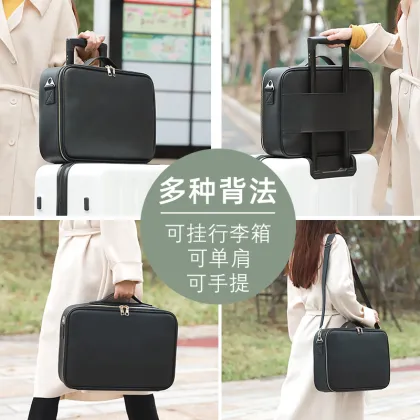 Travel Makeup Bag Organizer: Beauty Makeup Brush Storage Case