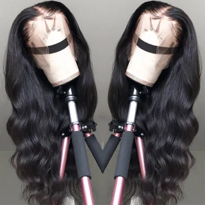 Wholesale 100 human hair u-part wig, body wave u part clip in wig, African American u part wigs for black women