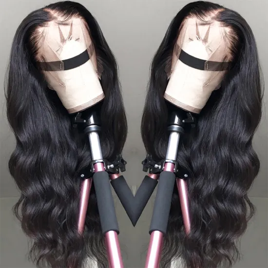 Wholesale 100 human hair u-part wig, body wave u part clip in wig, African American u part wigs for black women