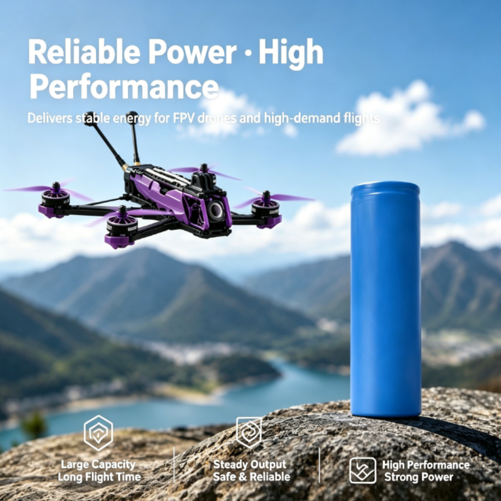 Lithium ion batteries for drones
