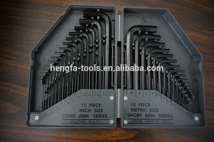 Steel Wera hex key set