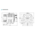 Gearsless Traction Machine Traction Elevator Zvidimbu