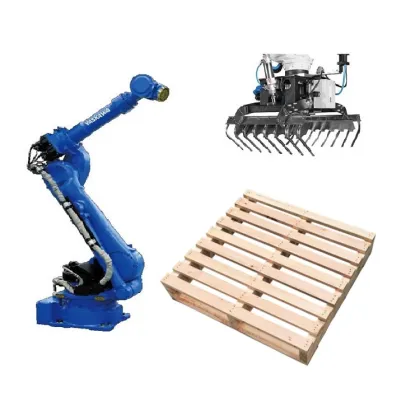Yaskawa GP180 Palletizer with CNGBS Customized Gripper for Robotic Palletizing