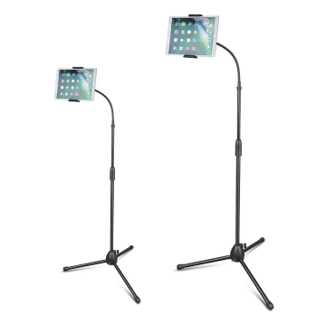 GPUB LKT-802 Professional Studio Floor Brackets for 360 Degree Rotating Tablet/Laptop Tripod Stand