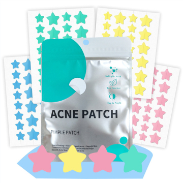 Vendre à chaud Multicolor Star Acne Pimple Patches Utilisation de jour et de nuit