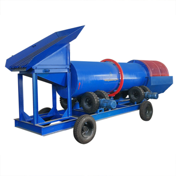 Sticky Clay Alluvial Gold Mining Equipment - 130 TPH Gold Scrubber Trommel