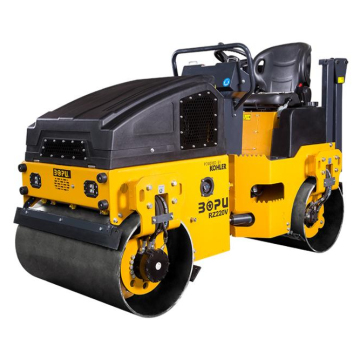 2 Ton Ride-On Double Drum Vibratory Road Roller with Kohler Diesel Engine