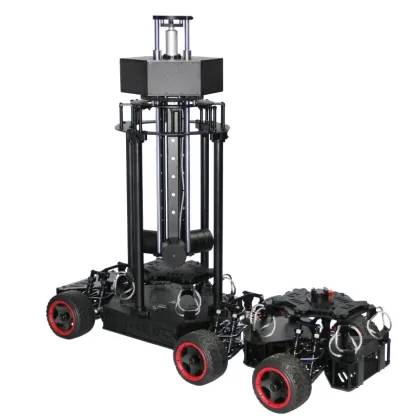 6WD RC VR Camera Car with Auto Lifting & Rotating Stabilizer (Dual Camera)