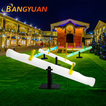 Solar-Powered Interactive Seesaw with Color Change for Playgrounds