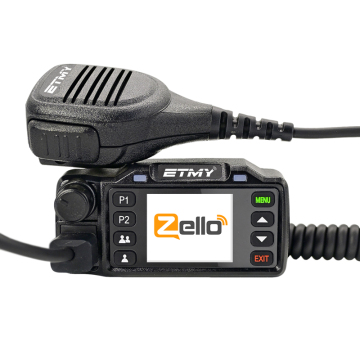 Etmy ET-A720 4G POC Walkie-Talkie with Long Range WLAN, Android, and SIM Card for Vehicle Mount