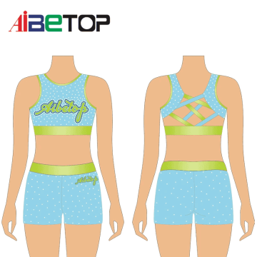 Wholesale Cheer top and shorts practice wear