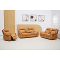 Brown Reclining Sectional Sofa Set