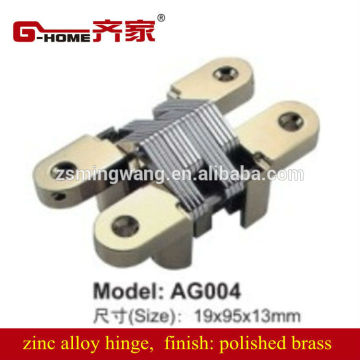 zinc alloy cross hinges 19x95x13mm