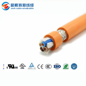 PVC sheathed flexible servo motor special shielded cable