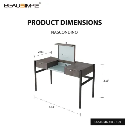 Nascondino Series Luxury Oak Dressing Table