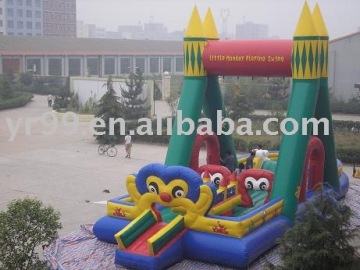 Best-selling Large Inflatable Toys- little monkey playing swing