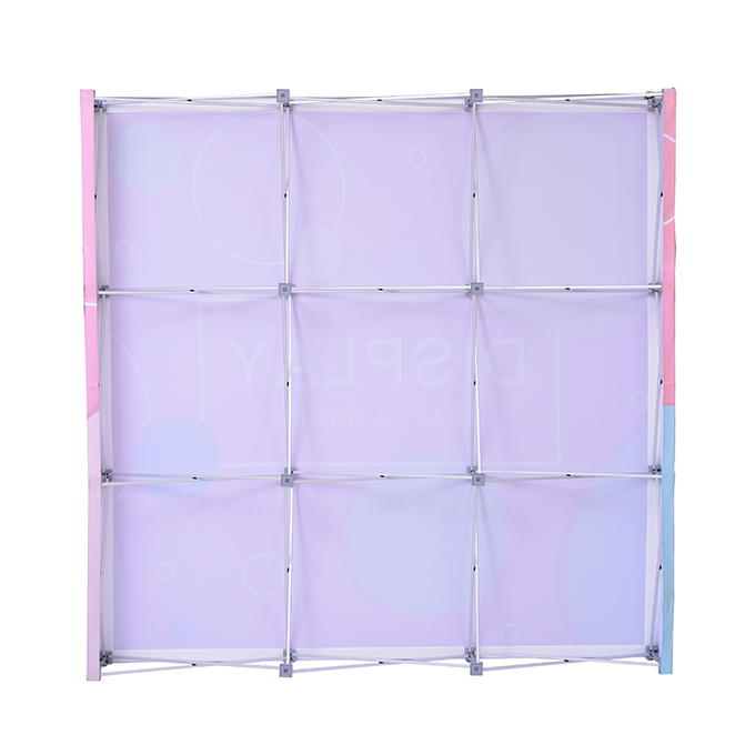 Pop Up Velcro Fabric Backdrop Wall Banner