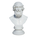 Greek Marble Bust with Ancient Script Handmade Museum