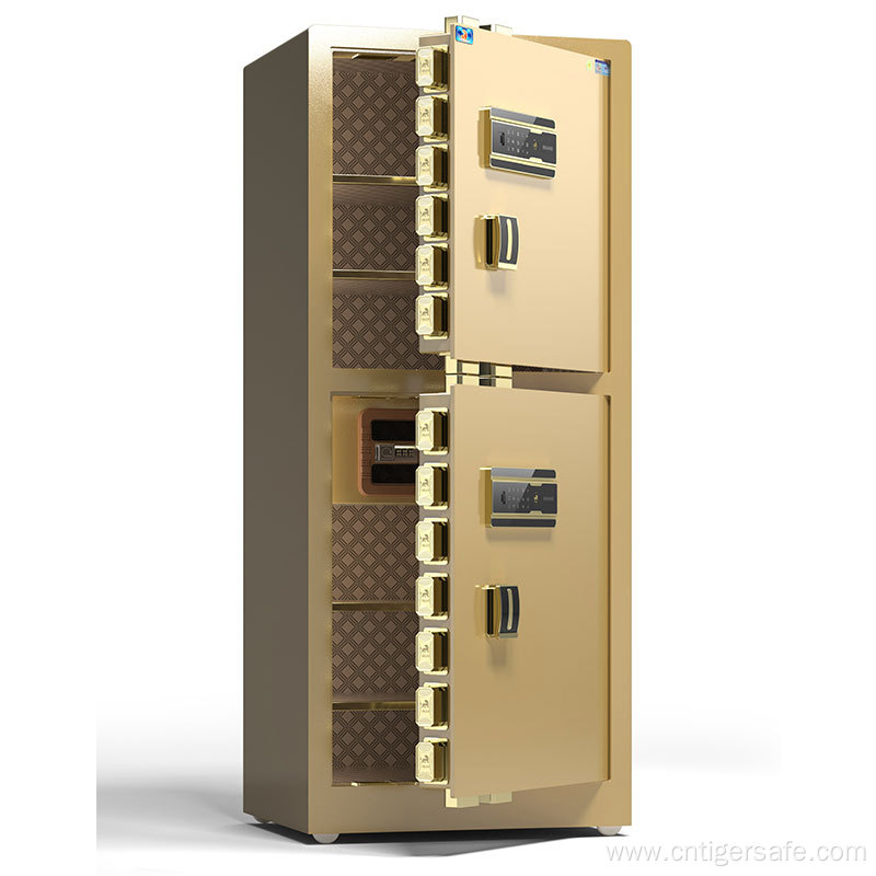 Tiger safes 2-door gold 180cm high Electroric Lock