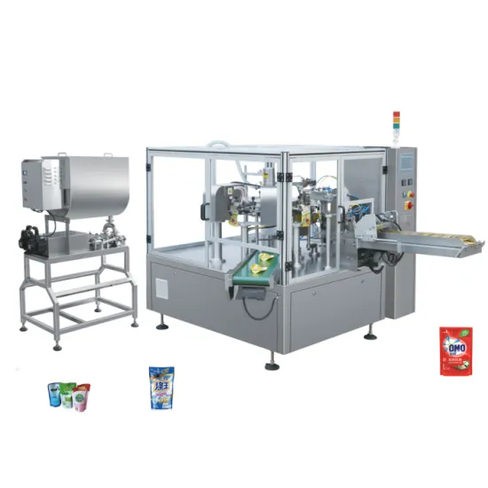 Self-Standing Bag Multi-Liquid Filling and Packing Machine for Ketchup, Peanut Butter, Jam, and Hot Sauce