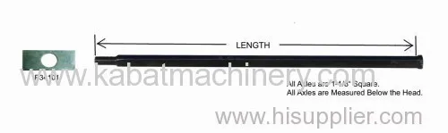 Axle 1-1/8" Square Fit John Deere Disc Harrow Parts 