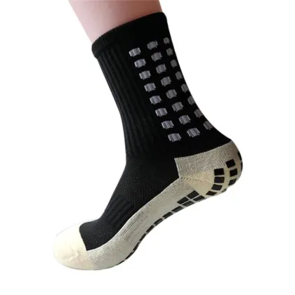 New Sports Anti Slip Soccer Socks Cotton Football Grip Socks