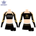 Uniformes de cheerleading de rendiment d'equip amb pedreria