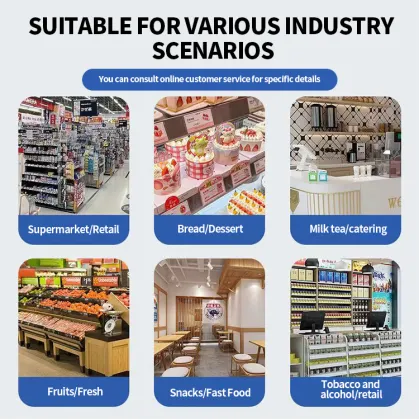 Catering Supermarket Multi-Touch Cashier System with Aluminum Alloy Body and Humanized Design