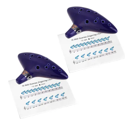 12 Holes Ocarina Alto C Key Flute Ocarina 12 Holes ALTO AC Ocarina Folk Music Instrument fluta ocarina