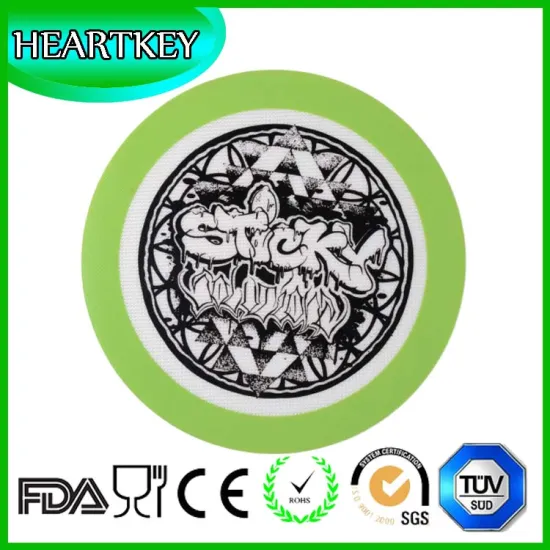 Customize OEM logo non-stick silpat silicone baking mat with fiberglass