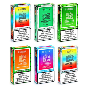 Esco Bars 6000 פּאָפּ דיספּאָוזאַבאַל קיט וואַפּעס