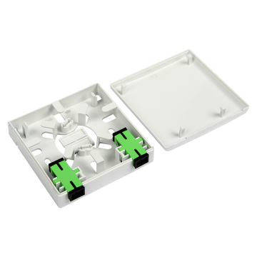 FTTH 2-Core Terminal Box with SC/APC Face Box and Mini ODF Pigtail