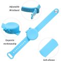 Dispensador sanitizador de manos de pulsera de silicona