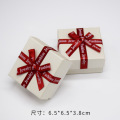 Necklace Earring Paper Jewelry Box with Ribbon Bow