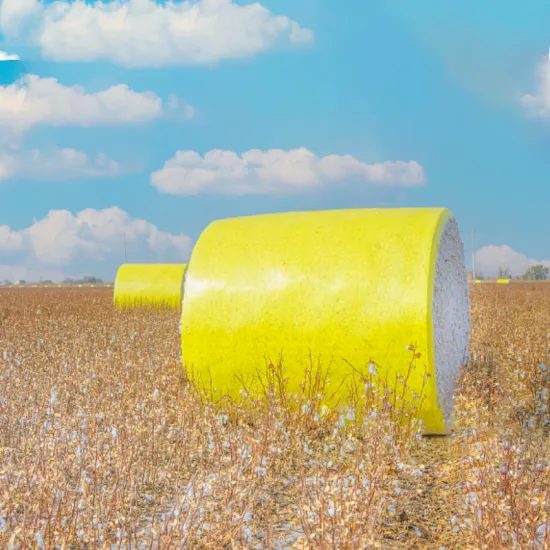 Cotton picking bale wrap film