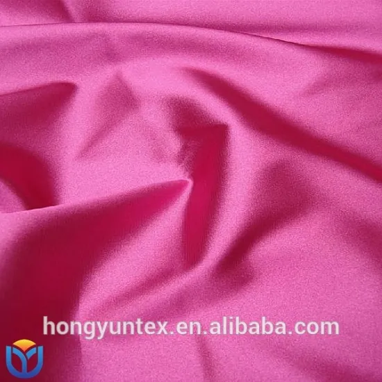 100% POLYESTER WOVEN SATIN FABRIC FOR APPAREL