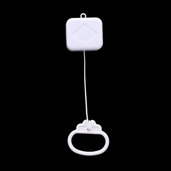 Pull String Cord Music Box Pull Ring Music Box Baby Rattle Moblie Toy White Baby Bed Bell Rattle Toys