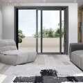 Aluminium Sliding Double Pane Tempered Glass Entry Doors