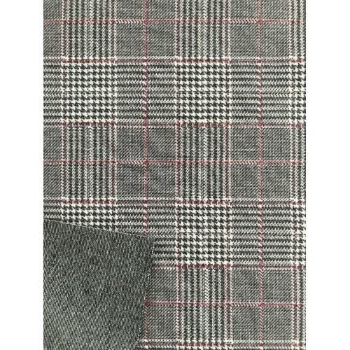 Plaid Pattern Jacquard Stoff