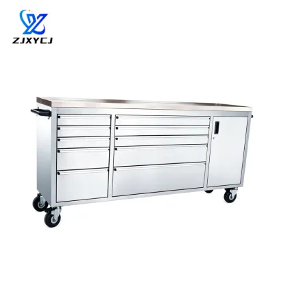 Stainless Steel Rolling Tool Cabinet