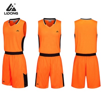 Custom Logo Basketball Jersey Uniform Online Polyester