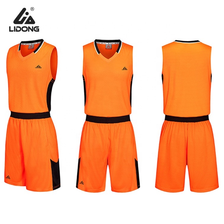 Custom Logo Basketball Jersey Uniform Online Polyester