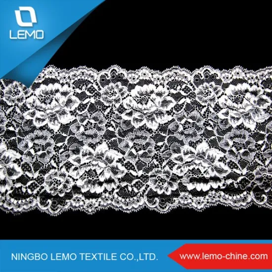 Elastic China Swis Voile Lace Fabric For Garment Wholesale